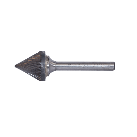 DWCarbide J Tipi 60° Konik Karbür Kalıpçı Frezeleri 8.0 x 6mm
