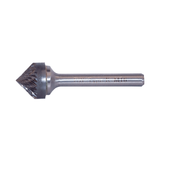 DWCarbide K Tipi 90° Konik Karbür Kalıpçı Frezeleri  16.0 x 6mm
