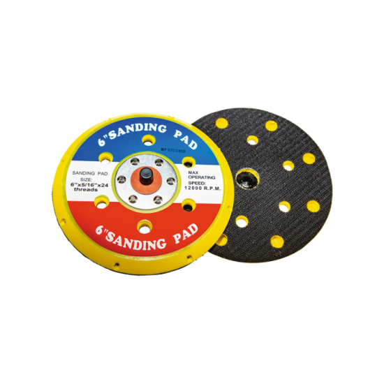 6.0’’ 150 mm. Cırtlı Delikli Zımpara Tabanı