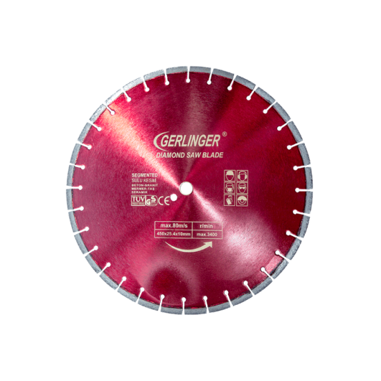 Gerlinger Beton Granit İçin Elmas Daire Testereler 500mm