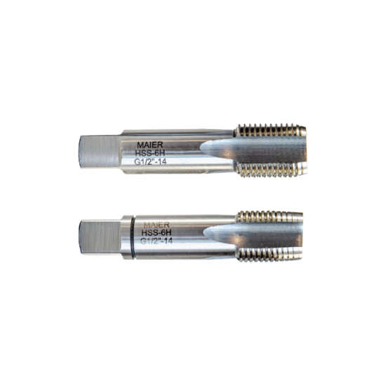 Maier DIN5157 Düz 2 Parça HSS Makine Kılavuzu G7/8’’ x 14