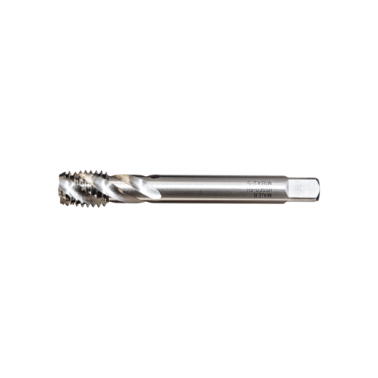 Maier DIN 371 %5 Kobaltlı 35° Helis Kanal Metrik HSS Makine Kılavuzu M3 x 0.50