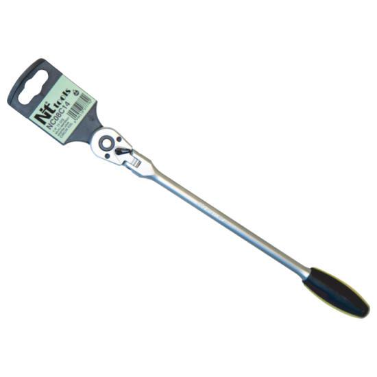 NTTools 72 Dişli Kilitli Mafsallı Ekstra İnce Uzun Cırcır Kollar 3/8’’