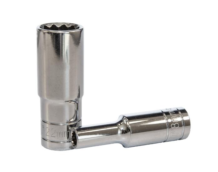 NTTools 1/2’’ 12 Köşe Uzun Lokma 17mm NCL12TU17 -