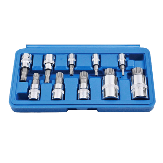 NTTools 10 Parça  CR-V M Tipi Torx Lokma Seti