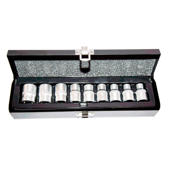 10 Parça 1/2’’ CR-V E Tipi Torx Lokma Seti