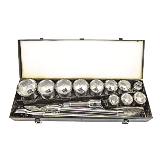 16 Parça 1inç Altı Köşe CR-V Lokma Seti