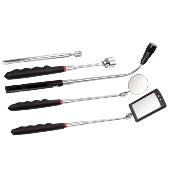 NTTools 5 Parça Teleskopik Manyetik Parça Yakalama Seti NTH5SET