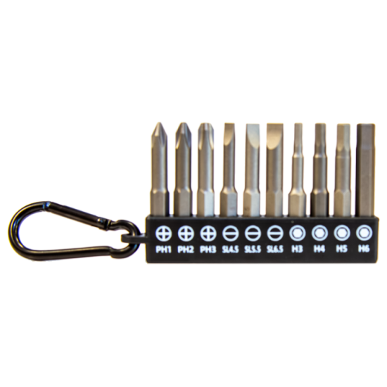 10 Parça 50mm S2 Manyetik Bits Seti - A Grubu