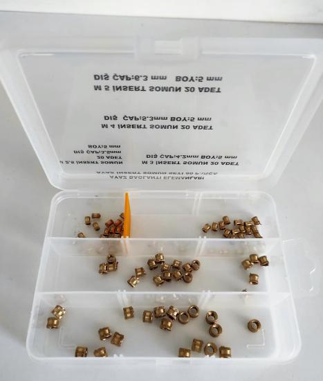 AY-CİV İnsert Somun Seti 80 Parça (İnsört) Plastik Somunu