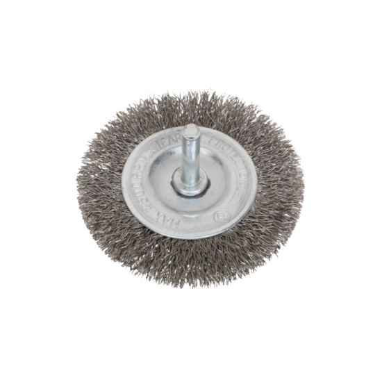 Gri Pimli Daire Tel Fırça 75mm