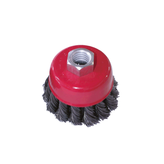 Tower Vidalı Burma Çanak Tel Fırçalar 75mm