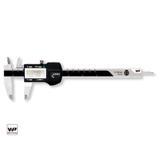 Werka WPro IP67 Tolerans Ayarlı Su Geçirmez Dijital Kumpas 0.01mm 0-150mm