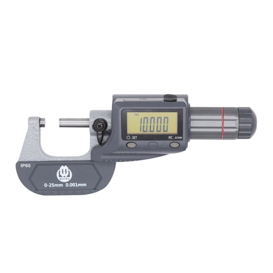 IP65 Dijital Dış Çap Mikrometresi 100-125mm/4-5’’