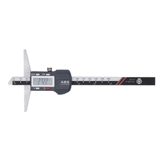 ABS Dijital Derinlik Kumpası 300mm/12’’