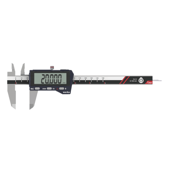 IP67 Genis Ekran Dijital Kumpas 200mm