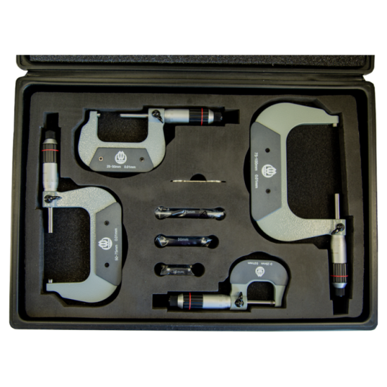 Dış Çap Mikrometre Setleri 217-5400 serisi 0...100x0.01mm 4prç.