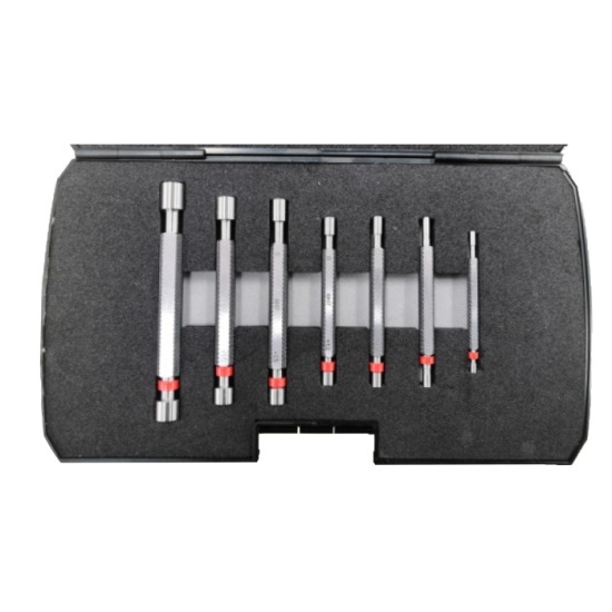 Werka 7 Parça 3-12 mm Düz Tampon Mastar Seti