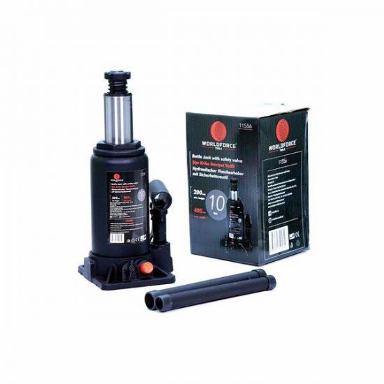 Woldforce Hidrolik Şİşe Kriko 10 Ton 200mm-385mm