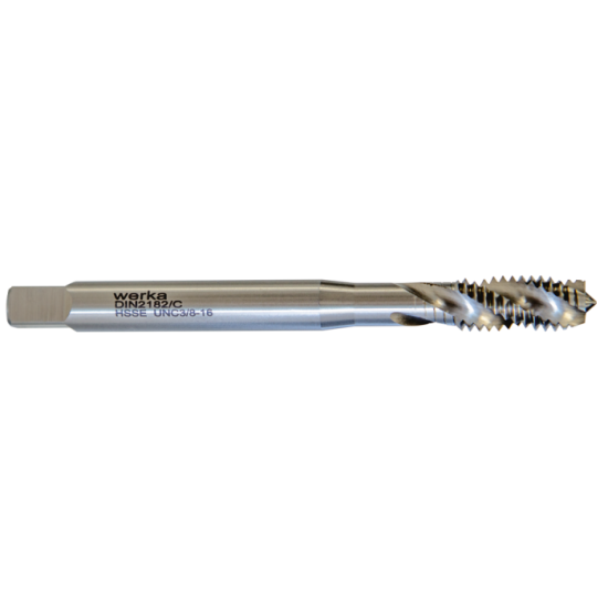 Werka DIN2182/C HSS-E Helis Makine Kılavuzu (Kalın Şaft) UNC5/16’’x18