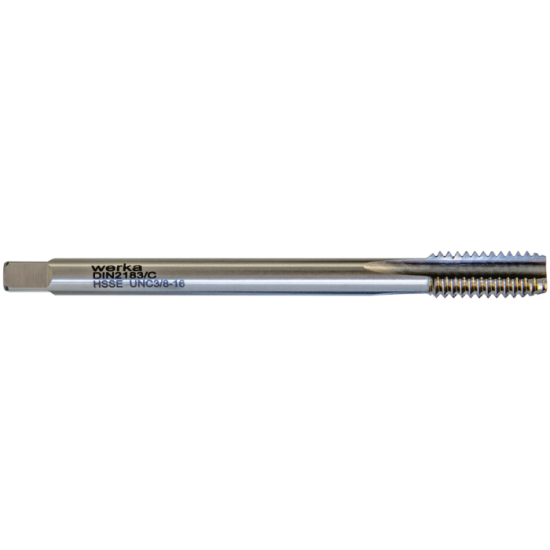 Werka DIN2183/C HSS-E Düz Makine Kılavuzu UNC7/16’’x14