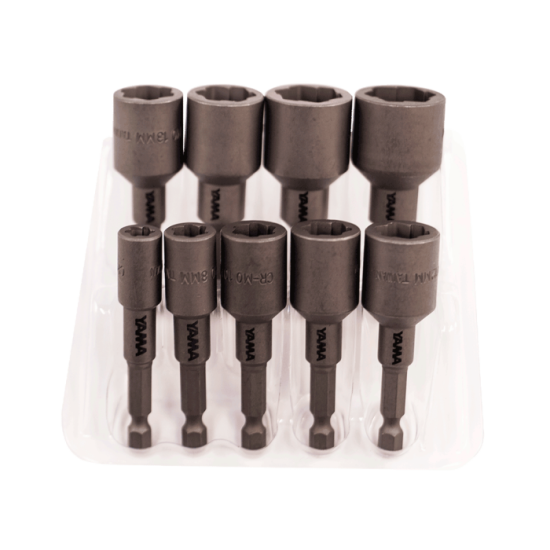 Yama 1/4’’ 9Prç.Bozuk Somun Lokma Seti