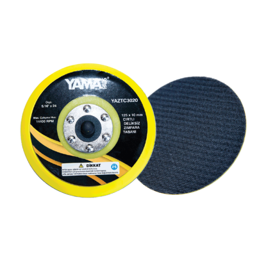 YamaPads Cırtlı Deliksiz Zımpara Tabanları 90 x 12mm