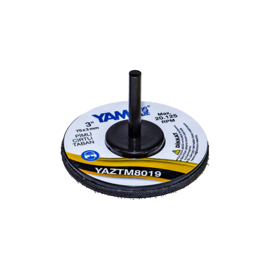 YamaPads 3’’ 75x3 mm. Pimli Cırtlı Taban