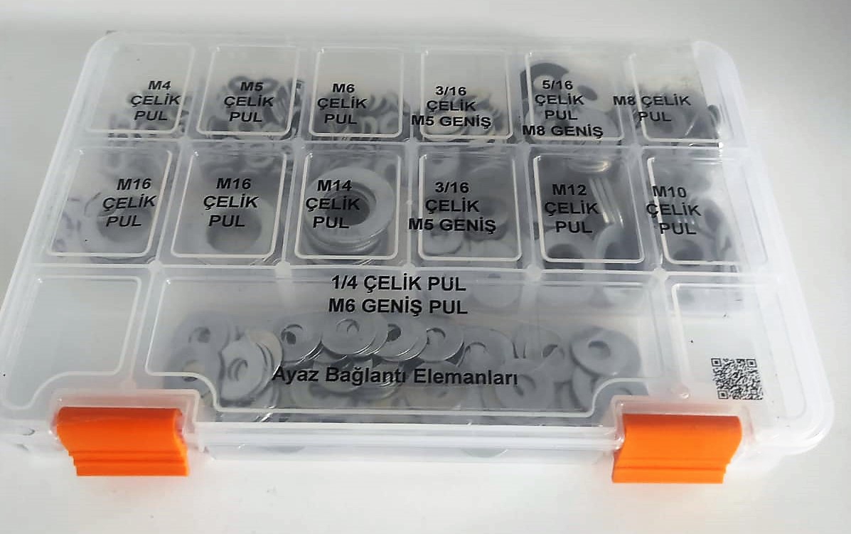 AY-CİV Çelik Pul Seti 560 Parça