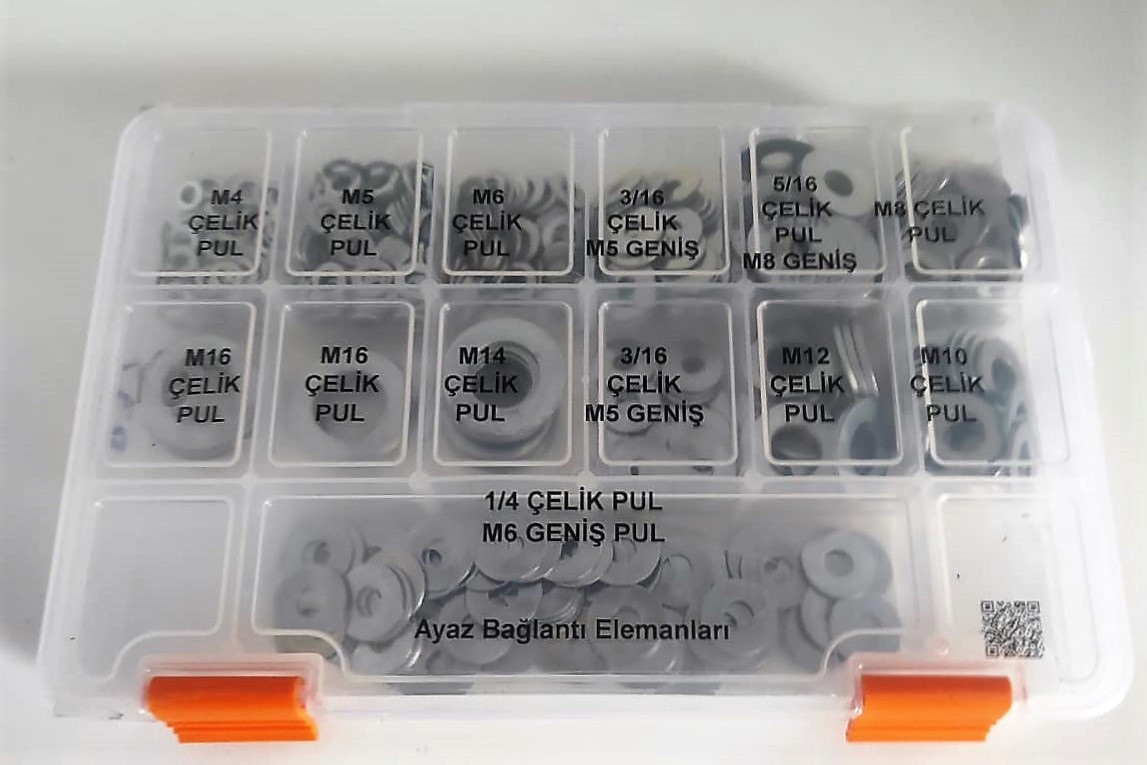 AY-CİV Çelik Pul Seti 560 Parça