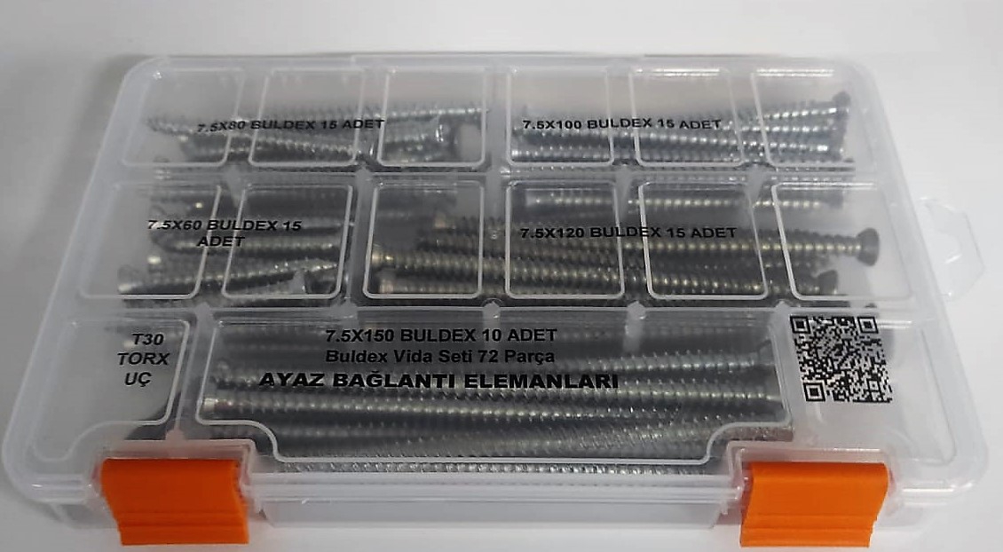 AY-CİV Buldex Vida Seti 72 Parça