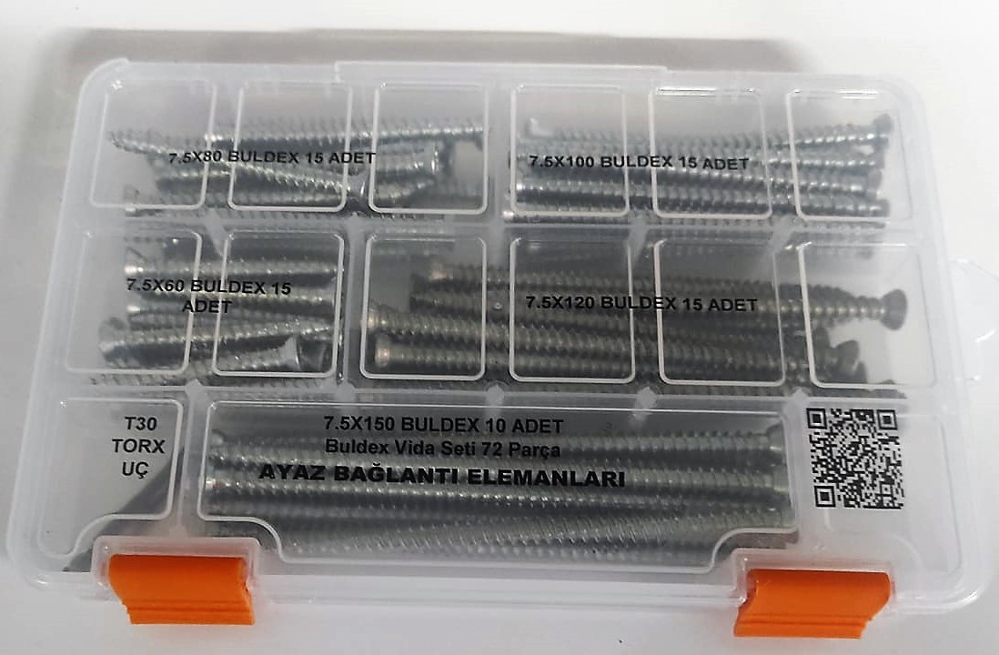 AY-CİV Buldex Vida Seti 72 Parça