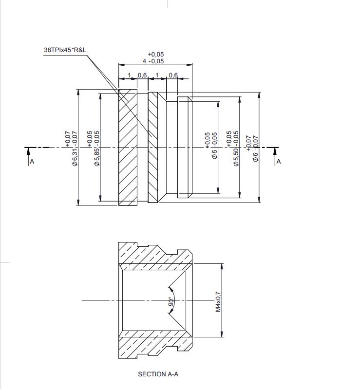 AY-CİV İnsert Somun M 4X4 Plastik Çakma Somun (İnsört)