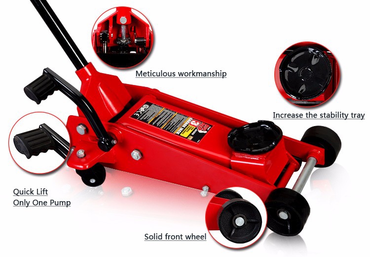 Bigred Arabalı Kriko 3 Ton Düşük Şase Pedallı Pro Model T83502