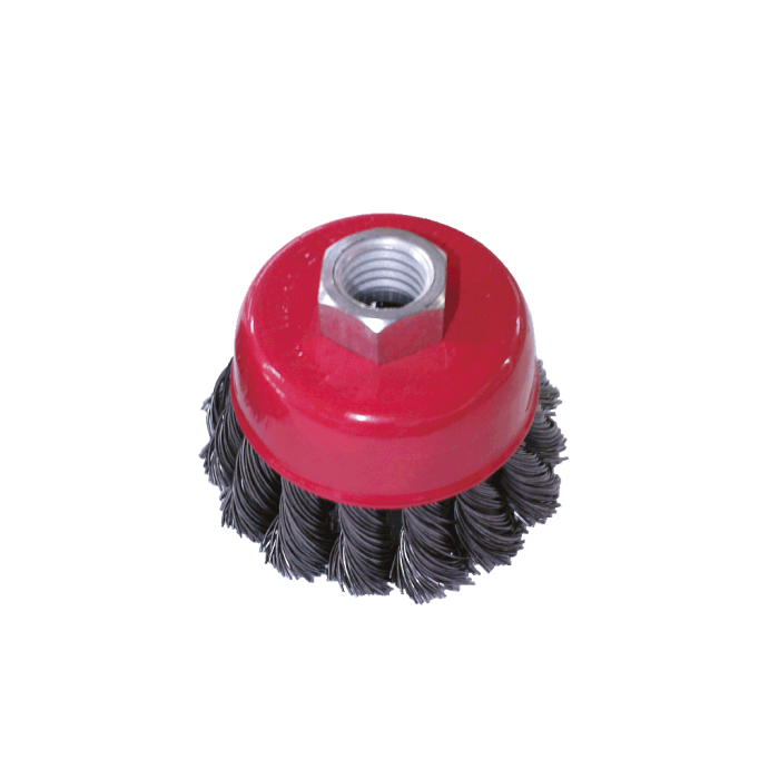 Tower Vidalı Burma Çanak Tel Fırça 125mm