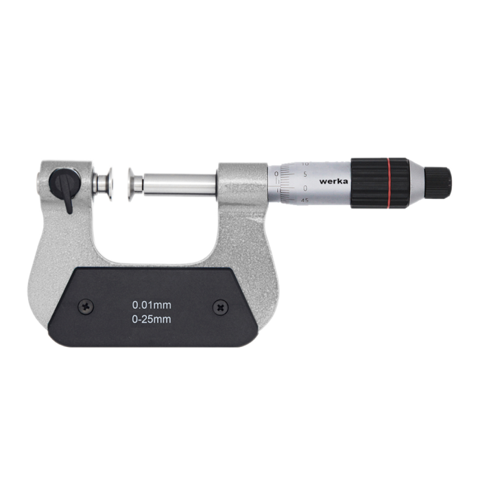 Werka Değiştirilebilir Uçlu Mikrometre 0-25mm