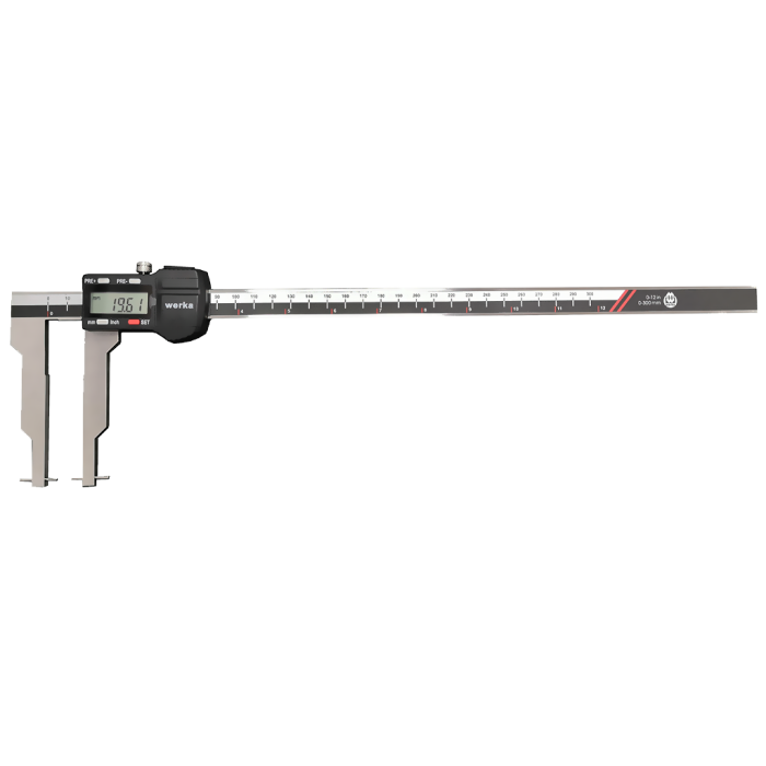 Werka Değişebilir Düz Uçlu Dijital Kumpas 300x0.01mm