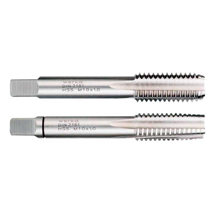 Werka DIN2181 2 Parçalı Takım HSS Düz El Kılavuzu  MF20 x 1.5
