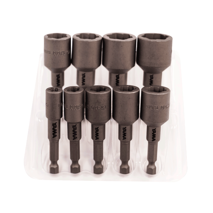 Yama 1/4’’ 9Prç.Bozuk Somun Lokma Seti