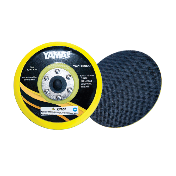 YamaPads Cırtlı Deliksiz Zımpara Tabanı 90 x 12mm