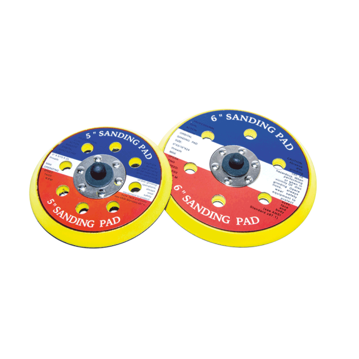 YamaPads Cırtlı Delikli Ekonomik Zımpara Tabanı 125 x 10mm 8
