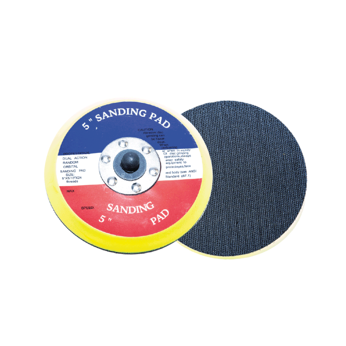 YamaPads Cırtlı Deliksiz Ekonomik Zımpara Tabanı 125 x 10mm