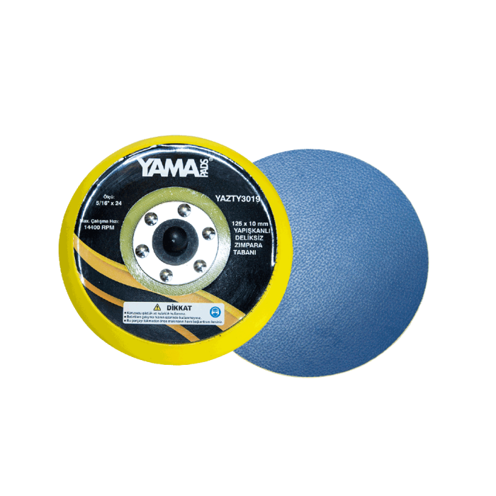 YamaPads Yapışkanlı Deliksiz Zımpara Tabanı 90 x 12mm